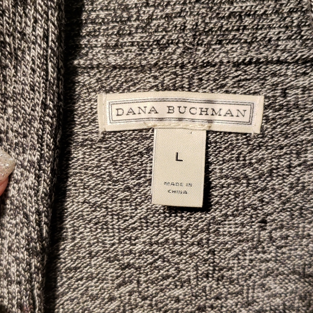Dana Buchman Grey Cardigan - Picture 4 of 5